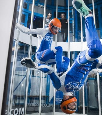 Breakdance battle bij Indoor Skydive Roosendaal